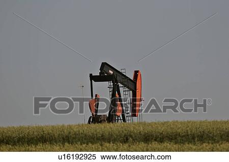 Stock Photography - southern, jack, scenic, oilfields, weyburn, pump. Fotosearch