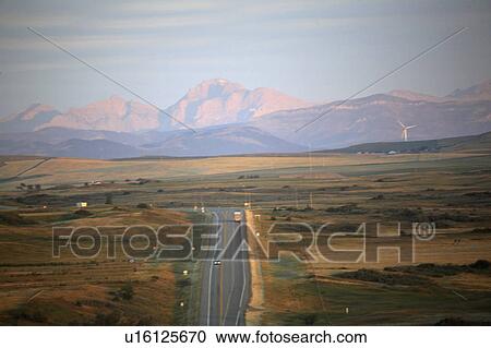 Stock Image - southwestern, mountains, 22, highway, seen, rocky. Fotosearch