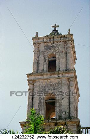 spire, hispanic, mexico, chemax, church View Large Photo Image Stock Image - spire, hispanic, mexico, chemax, church. Fotosearch