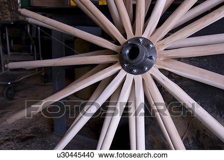 Stock Image - spoke, ready, transportation, buggy, wheel, spokes. Fotosearch