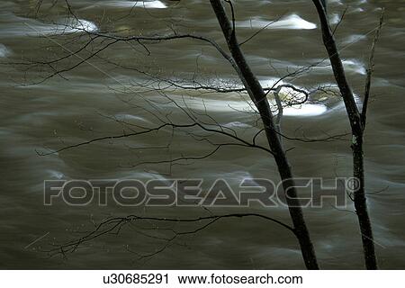 Stock Image - state, mountains, wave, rapids, vermont, landscape. Fotosearch
