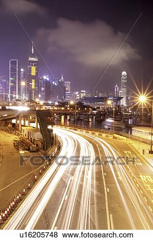 traffic, kong, flow, skyline, city, hong View Large Photo Image Stock Photo - traffic, kong, flow, skyline, city, hong. Fotosearch