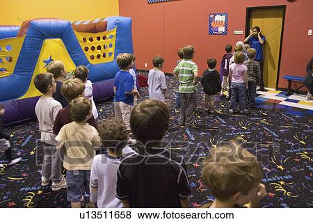 Stock Photo - up, enter, pump, room, party, waiting. Fotosearch