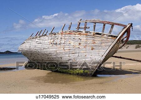Stock Photography - vessel, donegal, ship, boat, ireland, derrybeg. Fotosearch