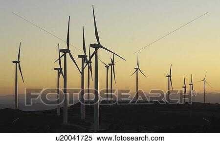Stock Photography - vilanova, turbines, digital, spain, windmills, wind. Fotosearch