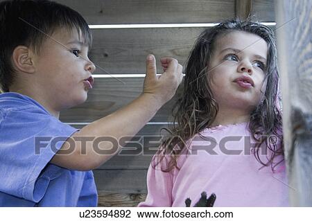 Stock Image - year, play, conversation, olds, two. Fotosearch