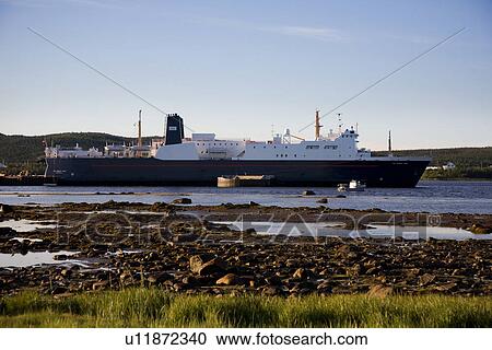 The Ferry the Sir Robert Bond in Cartwright, Labrador, Newfoundland and ...