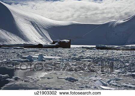 A view of the wreck of the Norwegian whaler Gubernor on the west side of the Antarctic Peninsula. View Large Photo Image Stock Image - A view of the wreck of the Norwegian whaler Gubernor on the west side of the Antarctic Peninsula.. Fotosearch