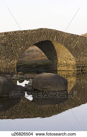 Bridge over tidal river at head of sea loch, Loch Don. Hebrides, Scotland View Large Photo Image Picture - Bridge over tidal river at head of sea loch, Loch Don. Hebrides, Scotland. Fotosearch