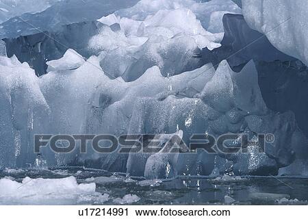Detail of a very unusual iceberg calved from the Sawyer Glacier in Tracy Arm in southeast Alaska, USA. View Large Photo Image Stock Image - Detail of a very unusual iceberg calved from the Sawyer Glacier in Tracy Arm in southeast Alaska, USA.. Fotosearch