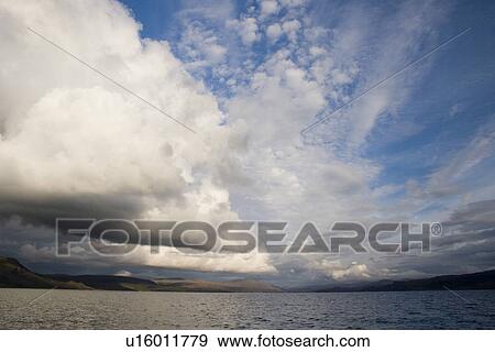 Dramatic sky. Hebrides, Scotland View Large Photo Image Stock Photo - Dramatic sky. Hebrides, Scotland. Fotosearch
