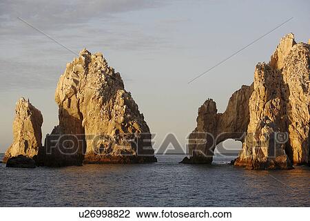 Sunrise on the famous finisterra (lands end) rock formation in Cabo San Lucas, Baja California Sur, Mexico. View Large Photo Image Stock Image - Sunrise on the famous finisterra (lands end) rock formation in Cabo San Lucas, Baja California Sur, Mexico.. Fotosearch