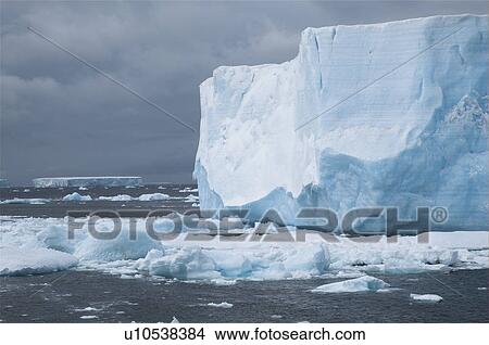 Tabular icebergs near Hope Bay, Antarctic Peninsula View Large Photo Image Picture - Tabular icebergs near Hope Bay, Antarctic Peninsula. Fotosearch