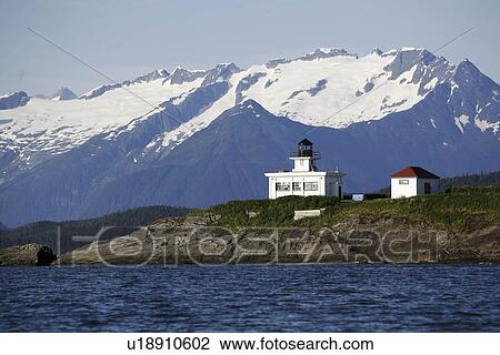 The Point Retreat Lighthouse just outside of Juneau, on Admiralty Island, southeast Alaska, USA. View Large Photo Image Stock Image - The Point Retreat Lighthouse just outside of Juneau, on Admiralty Island, southeast Alaska, USA.. Fotosearch