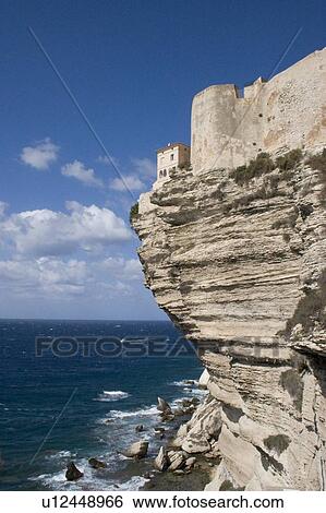The precariously balanced town of Bonifacio, Corsica View Large Photo Image Stock Photograph - The precariously balanced town of Bonifacio, Corsica. Fotosearch