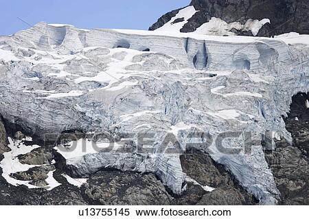 Stock Photography - A view of Lamplugh Glacier in Glacier Bay National Park, Southeast Alaska, USA.. Fotosearch