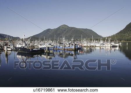 A view of the harbor in the town of Petersburg, Southeast Alaska. No model or property releases. View Large Photo Image Stock Image - A view of the harbor in the town of Petersburg, Southeast Alaska. No model or property releases.. Fotosearch
