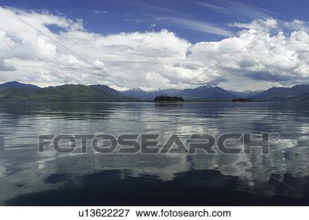 Stock Photo - Baranof Island detail in Southeast Alaska, USA. Pacific Ocean.. Fotosearch