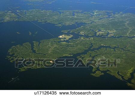 Flooded tropical rain forest, aerial view, Amazonas, Brazil View Large Photo Image Stock Photography - Flooded tropical rain forest, aerial view, Amazonas, Brazil. Fotosearch