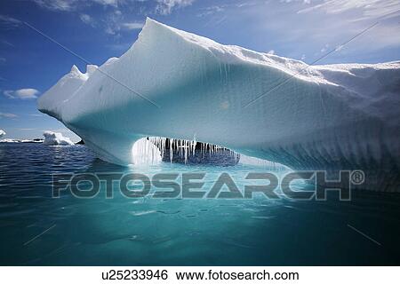 Iceberg detail in and around the Antarctic Peninsula during the summer months. More icebergs are being created as global warming is causing the break up of major ice sheets. View Large Photo Image Stock Photograph - Iceberg detail in and around the Antarctic Peninsula during the summer months. More icebergs are being created as global warming is causing the break up of major ice sheets.. Fotosearch