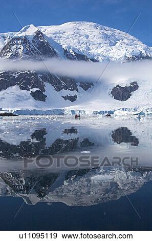 Stock Photo - Paradise Bay Antarctic Peninsula. Fotosearch