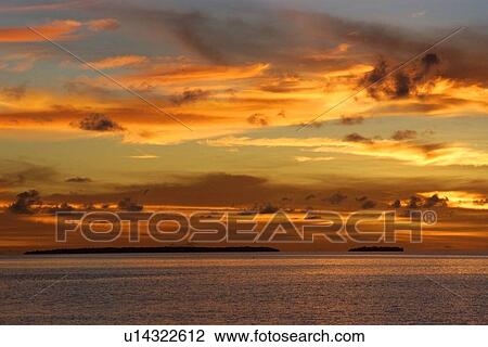 Sunset and islands, Namu atoll, Marshall Islands (N. Pacific) View Large Photo Image Stock Image - Sunset and islands, Namu atoll, Marshall Islands (N. Pacific). Fotosearch