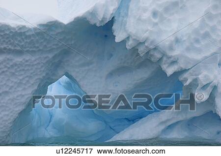 Stock Photo - Weathered iceberg near Danco Island, Antarctic Peninsula. Fotosearch