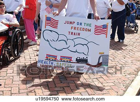 In celebration of the ADAPT March on Washington, this state group of individuals with disabilities is marching and demonstrating for the civil rights of people with disabilities through marching, speaking, posters & banners. View Large Photo Image Stock Image - In celebration of the ADAPT March on Washington, this state group of individuals with disabilities is marching and demonstrating for the civil rights of people with disabilities through marching, speaking, posters & banners.. Fotosearch