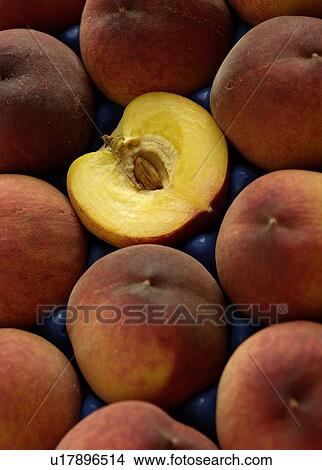 A box of peaches View Large Photo Image Picture - A box of peaches. Fotosearch