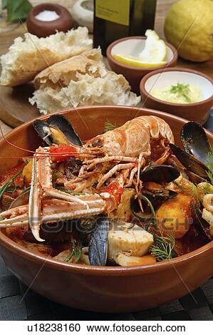 Stock Image - Fisherman's soup. Fotosearch