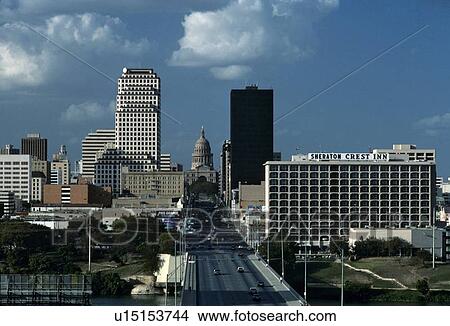 downtown veiw of the Capitol Building in Austin, Texas View Large Photo Image Picture - downtown veiw of the Capitol Building in Austin, Texas. Fotosearch