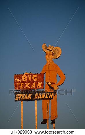 sign for the Big Texan Steak Ranch View Large Photo Image Stock Image - sign for the Big Texan Steak Ranch. Fotosearch