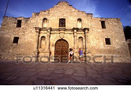 Stock Image - the Alamo in San Antonio, Texas. Fotosearch