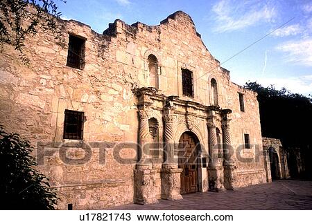 Stock Image - the Alamo in San Antonio, Texas. Fotosearch