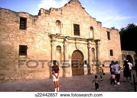 Stock Photo - the Alamo in San Antonio, Texas. Fotosearch