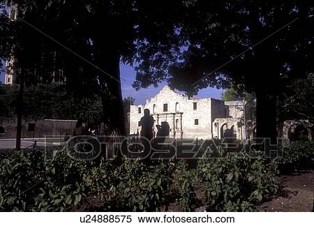 Stock Photography - the Alamo in San Antonio, Texas. Fotosearch