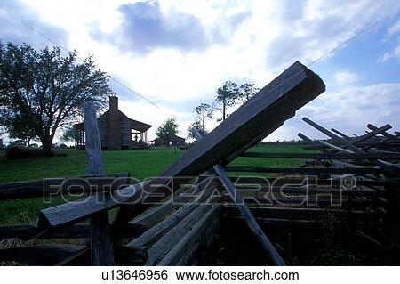 view of a country house from behind a fence View Large Photo Image Stock Photograph - view of a country house from behind a fence. Fotosearch