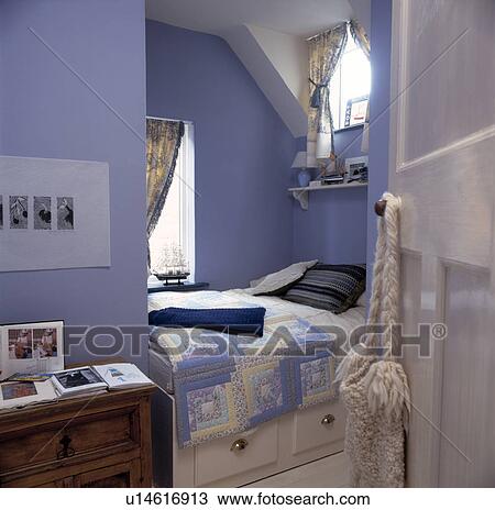 Bed in small boxroom. View Large Photo Image Stock Image - Bed in small boxroom.. Fotosearch