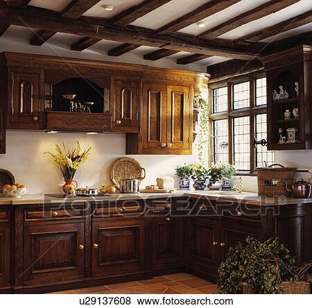Stock Photo - ceiling, interior, lighting, fixed, beams, interiors. Fotosearch
