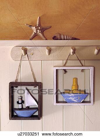 Close-up of framed model boats and pegrail View Large Photo Image Stock Image - Close-up of framed model boats and pegrail. Fotosearch