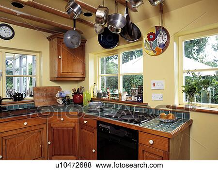 Stock Photo - Country Kitchen Interior. Fotosearch