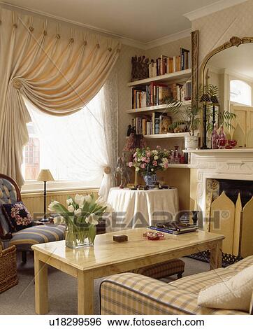 Firescreen In Front Of Fireplace In Traditional Neutral