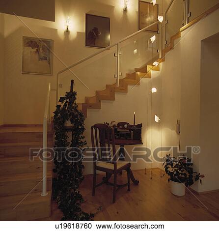 Stock Image - furniture, interior, chairs, neutrals, earth colours, fixed, interiors. Fotosearch