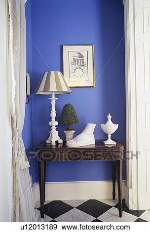 Stock Photo - hallway, hall, sculpture, interior, primary, hallways, interiors. Fotosearch