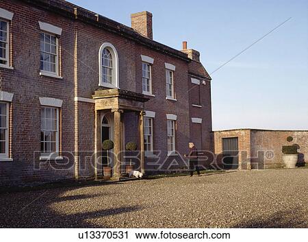 Large traditional Victorian house with gravel drive in the country View Large Photo Image Stock Image - Large traditional Victorian house with gravel drive in the country. Fotosearch