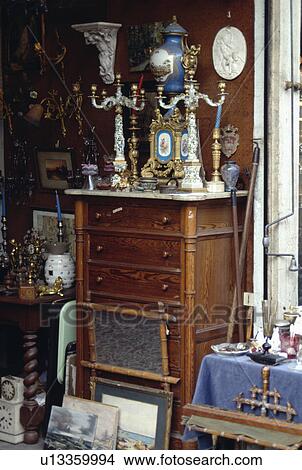 Picture - Markets, antique and secondhand shops are good places to source unusual items for decorating. . Fotosearch