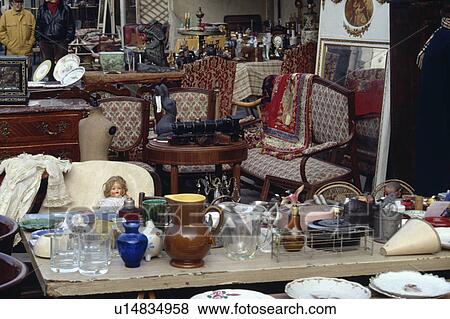 Markets, antique and secondhand shops are good places to source unusual items for decorating. View Large Photo Image Stock Photo - Markets, antique and secondhand shops are good places to source unusual items for decorating. . Fotosearch