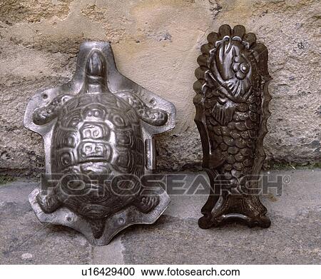 metallic, moulds, french, household, objects View Large Photo Image Stock Image - metallic, moulds, french, household, objects. Fotosearch
