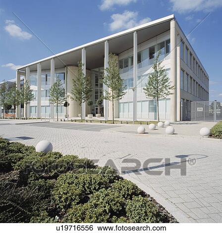 Stock Photograph - Modern office building. Fotosearch