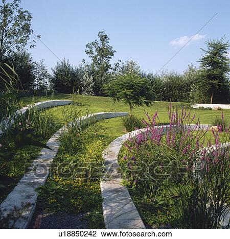Ornamental walls on lawn in country garden in summer View Large Photo Image Stock Image - Ornamental walls on lawn in country garden in summer. Fotosearch